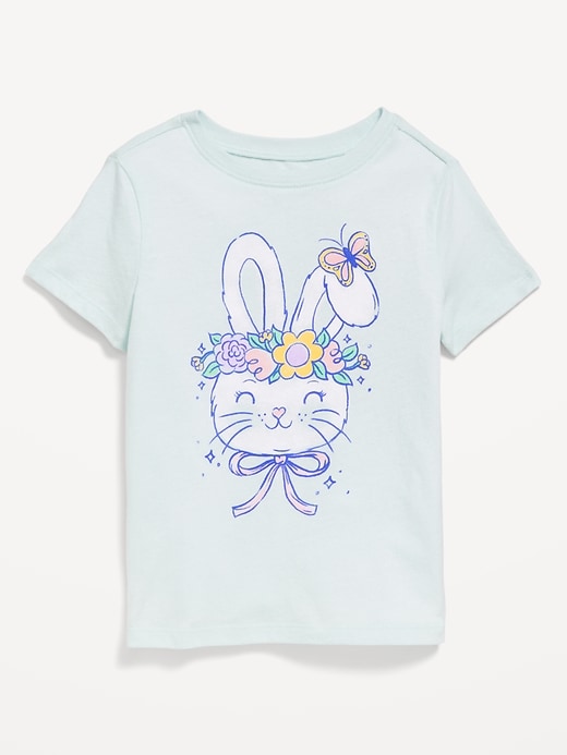 Image number 1 showing, Short-Sleeve Graphic T-Shirt for Toddler Girls