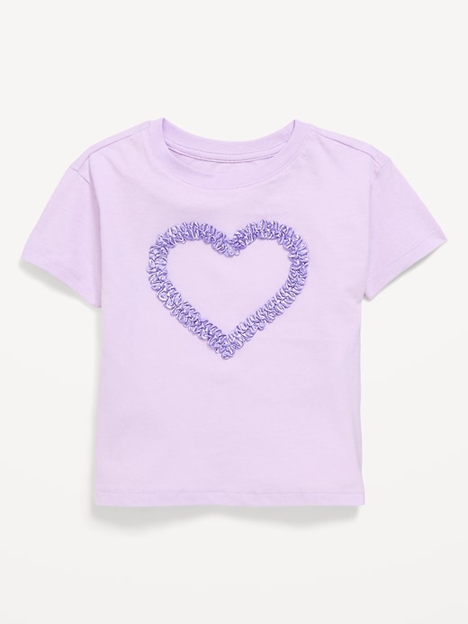 Image number 1 showing, Short-Sleeve Graphic T-Shirt for Toddler Girls
