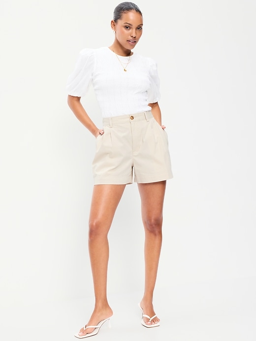 Image number 9 showing, High-Waisted OGC Chino Shorts -- 4-inch inseam