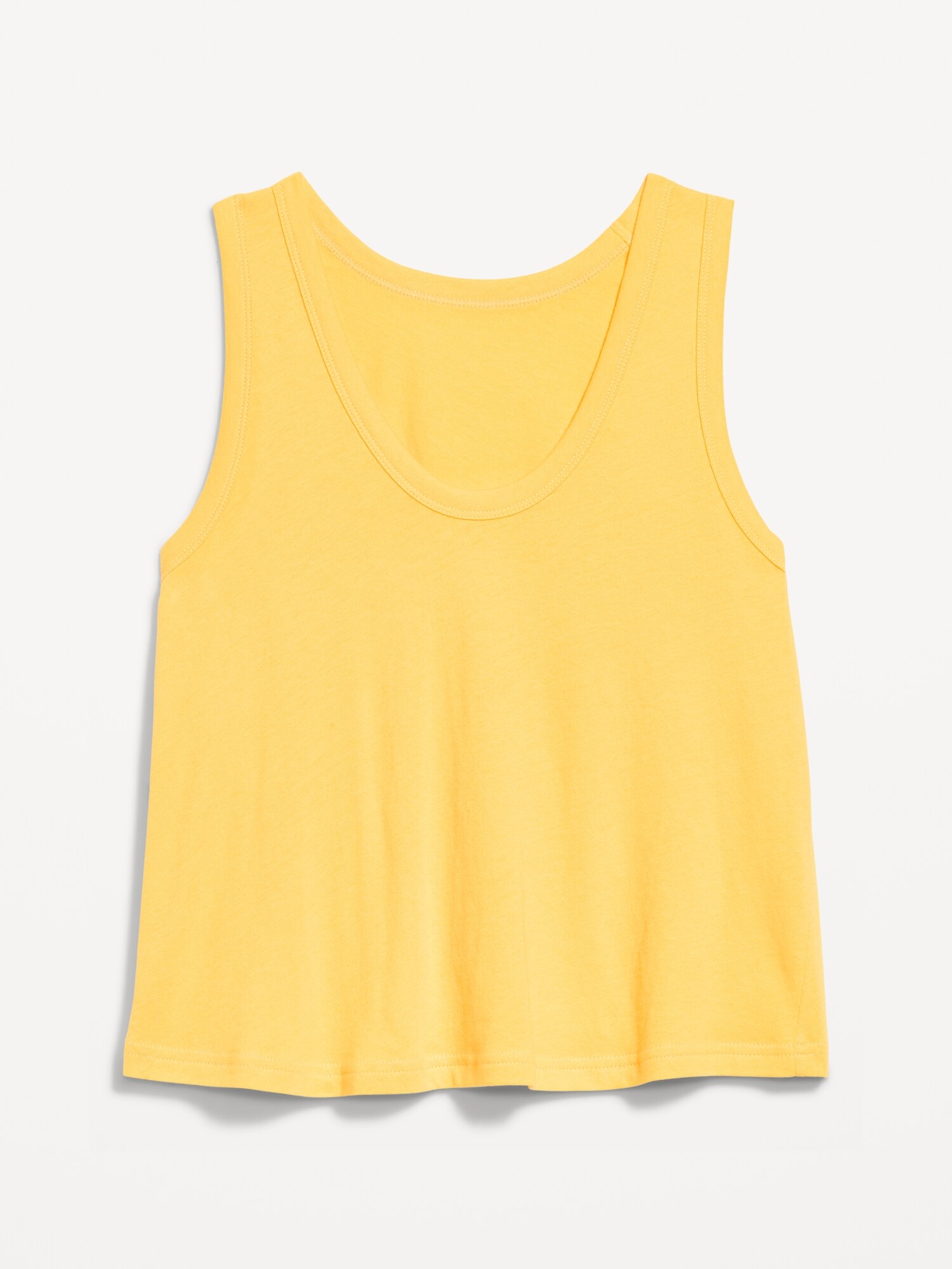 Женский топ Old Navy Relaxed Scoop-Neck Tank Top, цвет: Золотой — фото 4