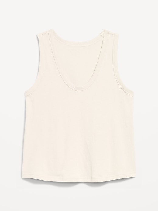 Image number 3 showing, Relaxed Scoop-Neck Tank Top