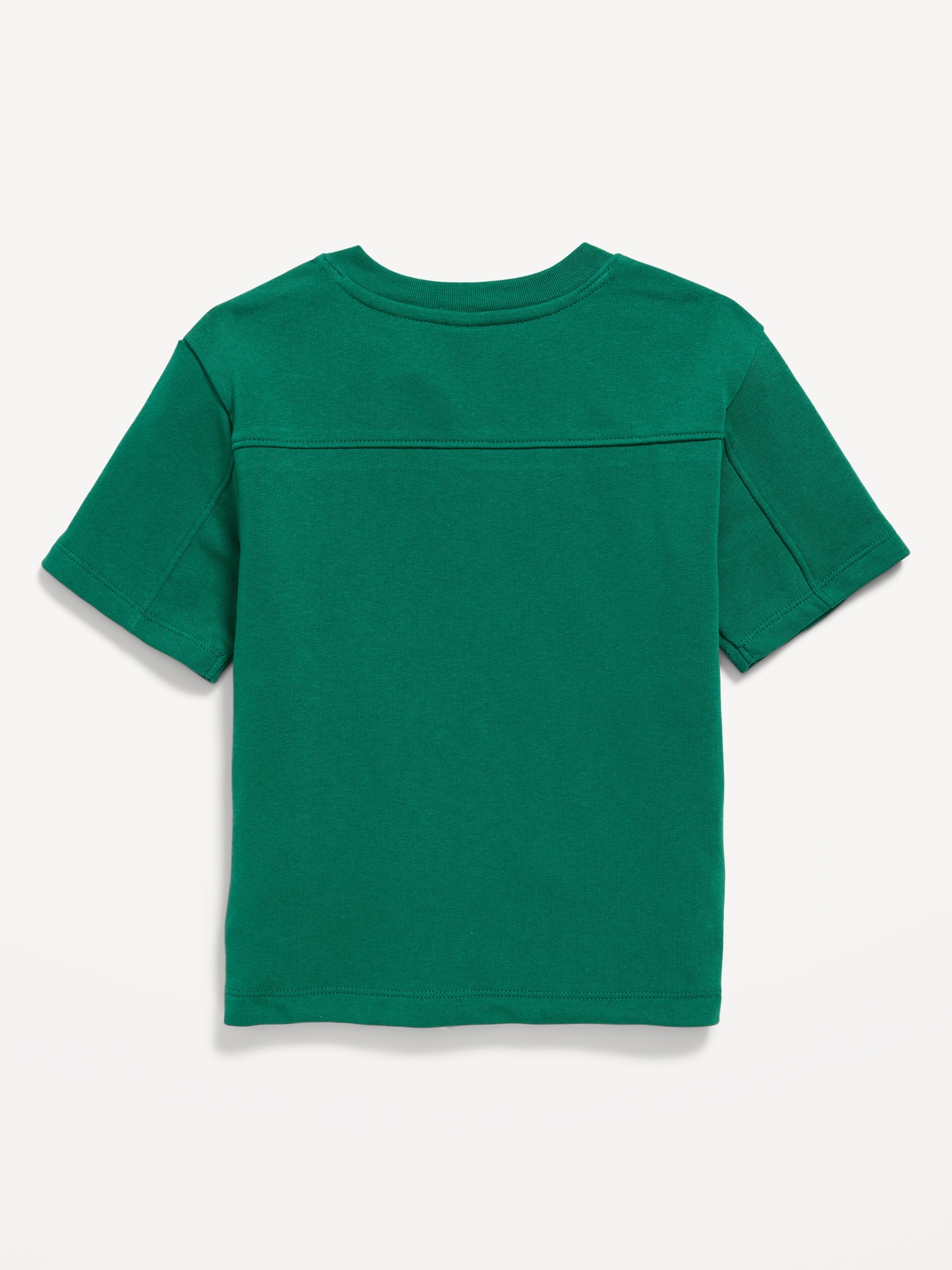 Oversized French-Terry Graphic T-Shirt for Toddler Boys