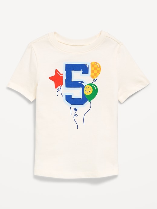 Image number 1 showing, Short-Sleeve Unisex Graphic T-Shirt for Toddler