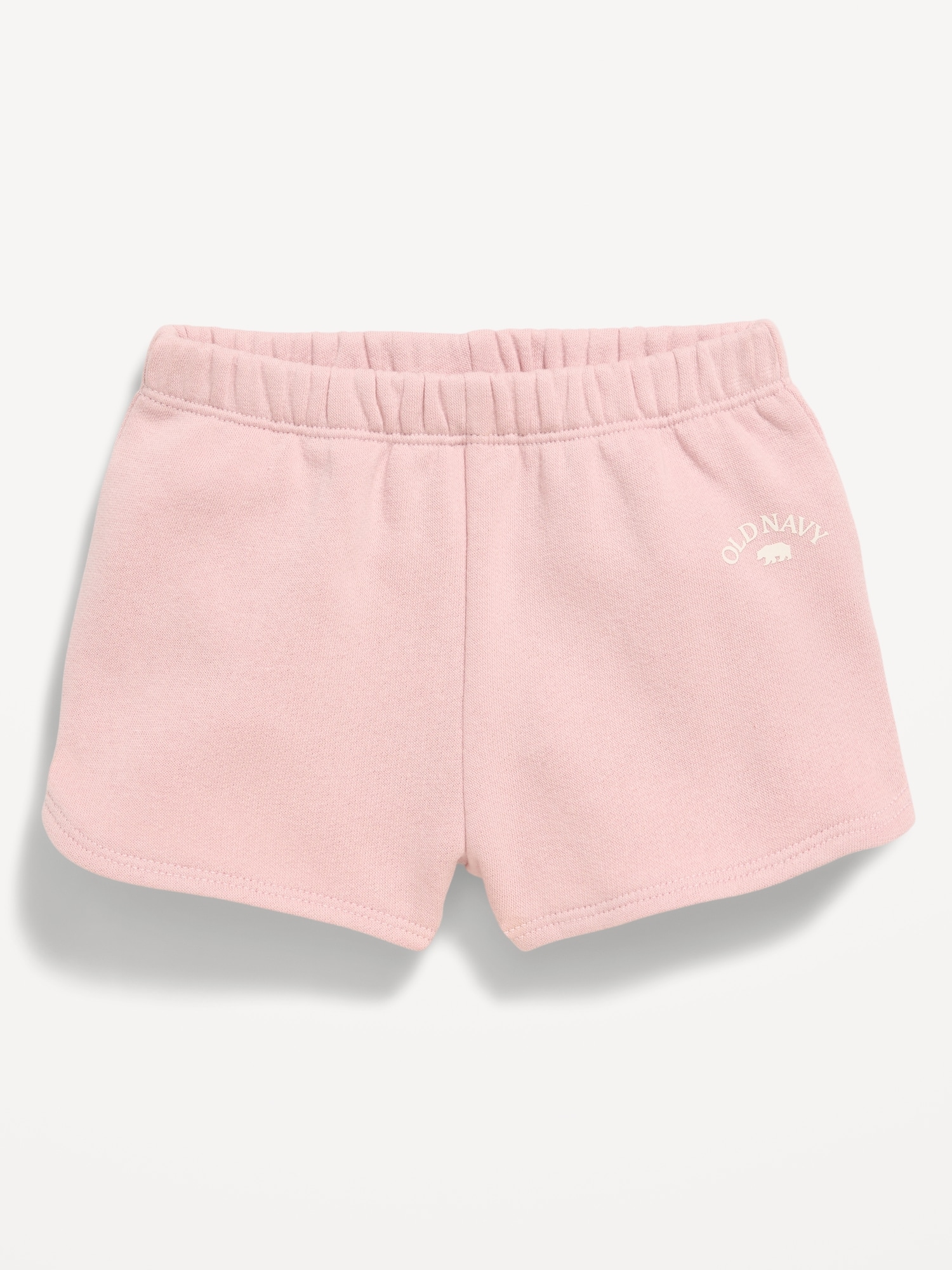 Logo-Graphic Dolphin-Hem Shorts for Baby