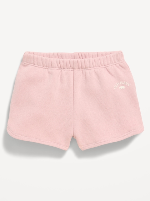 Logo-Graphic Dolphin-Hem Shorts for Baby