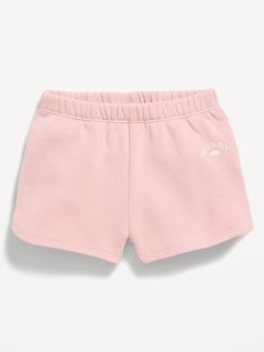 Logo-Graphic Dolphin-Hem Shorts for Baby