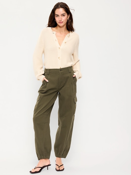 Image number 1 showing, Twill Barrel Cargo Pants