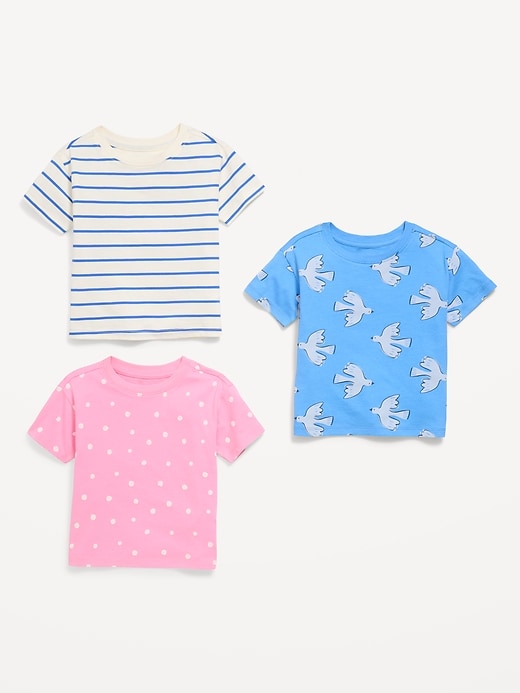 Image number 2 showing, Short-Sleeve T-Shirt Variety 3-Pack for Toddler Girls