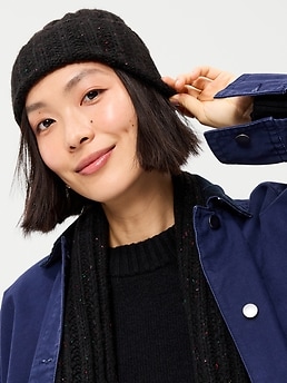Chunky Cable Knit Beanie - image 3