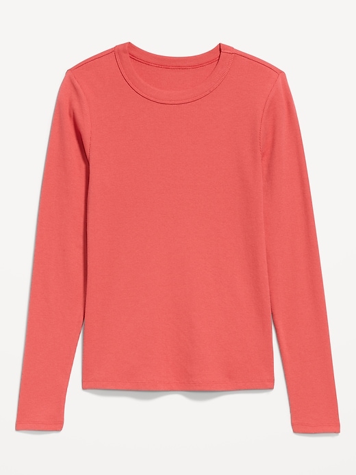 Image number 1 showing, Snug Long-Sleeve Crew-Neck T-Shirt