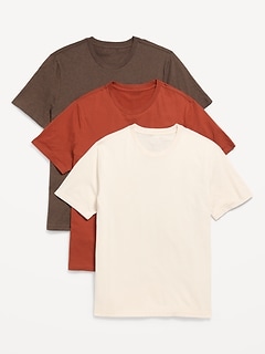 Solid Crew-Neck T-Shirt 3-Pack