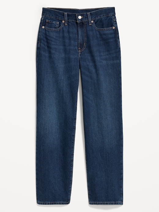 Image number 1 showing, High-Waisted OG Loose Rigid Jeans