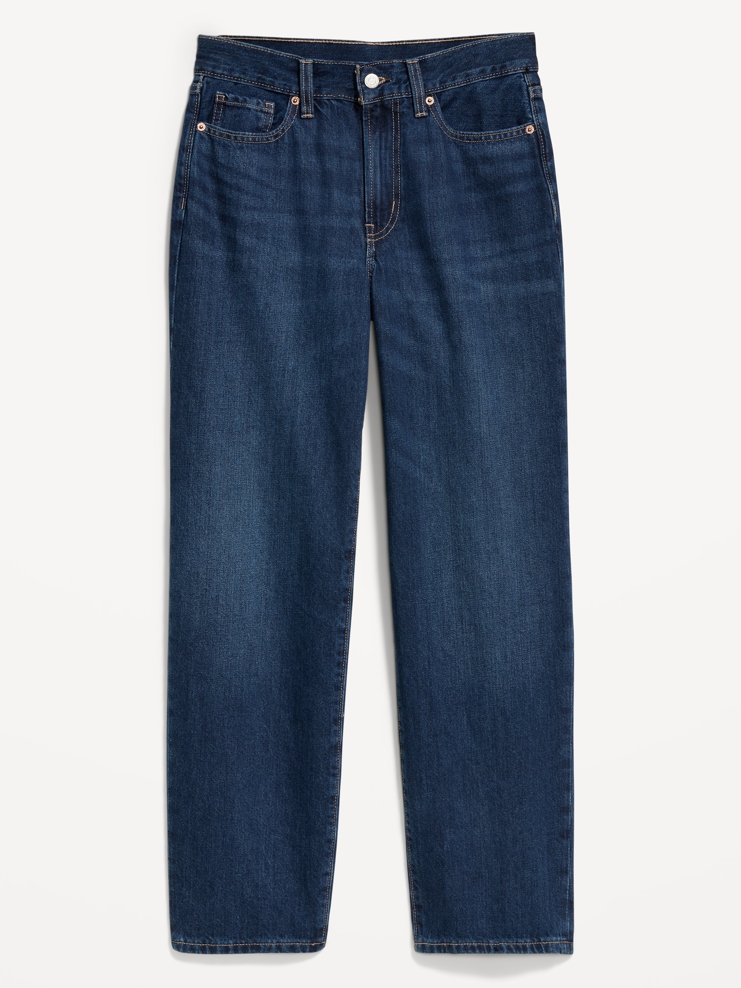 High-Waisted OG Loose Rigid Jeans