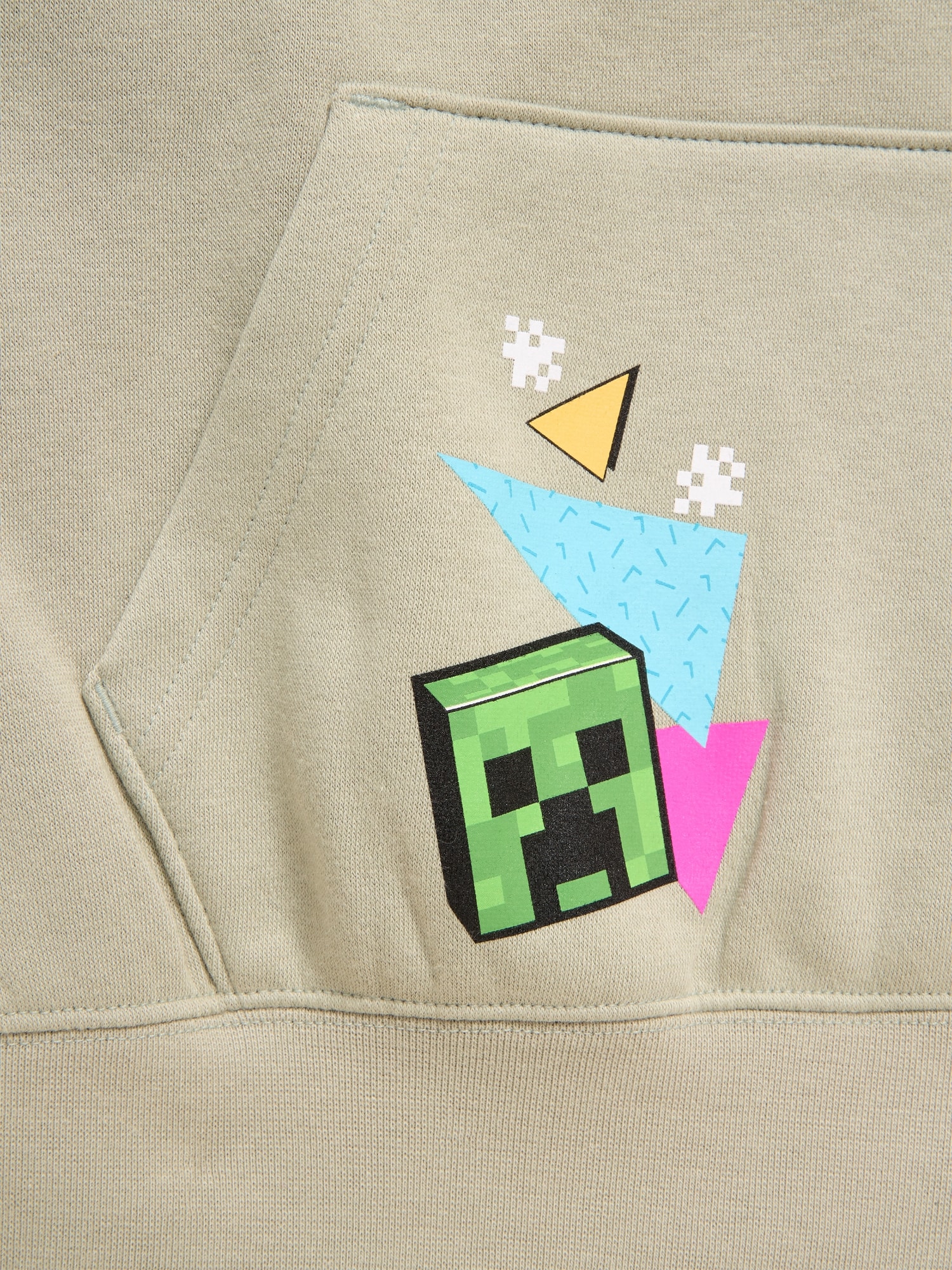 Minecraft™ Oversized Gender-Neutral Graphic Pullover Hoodie for Kids