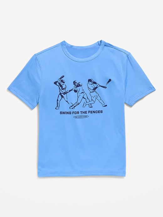 Image number 2 showing, CloudMotion Graphic Performance T-Shirt for Boys