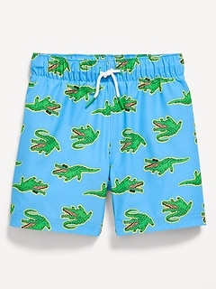 Printed Swim Trunks for Toddler Boys