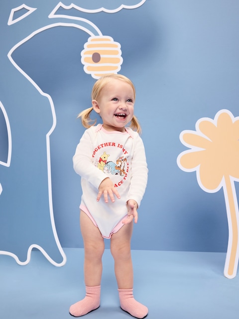 Old Navy x Disney Winnie the Pooh Long-Sleeve Bodysuit for Baby
