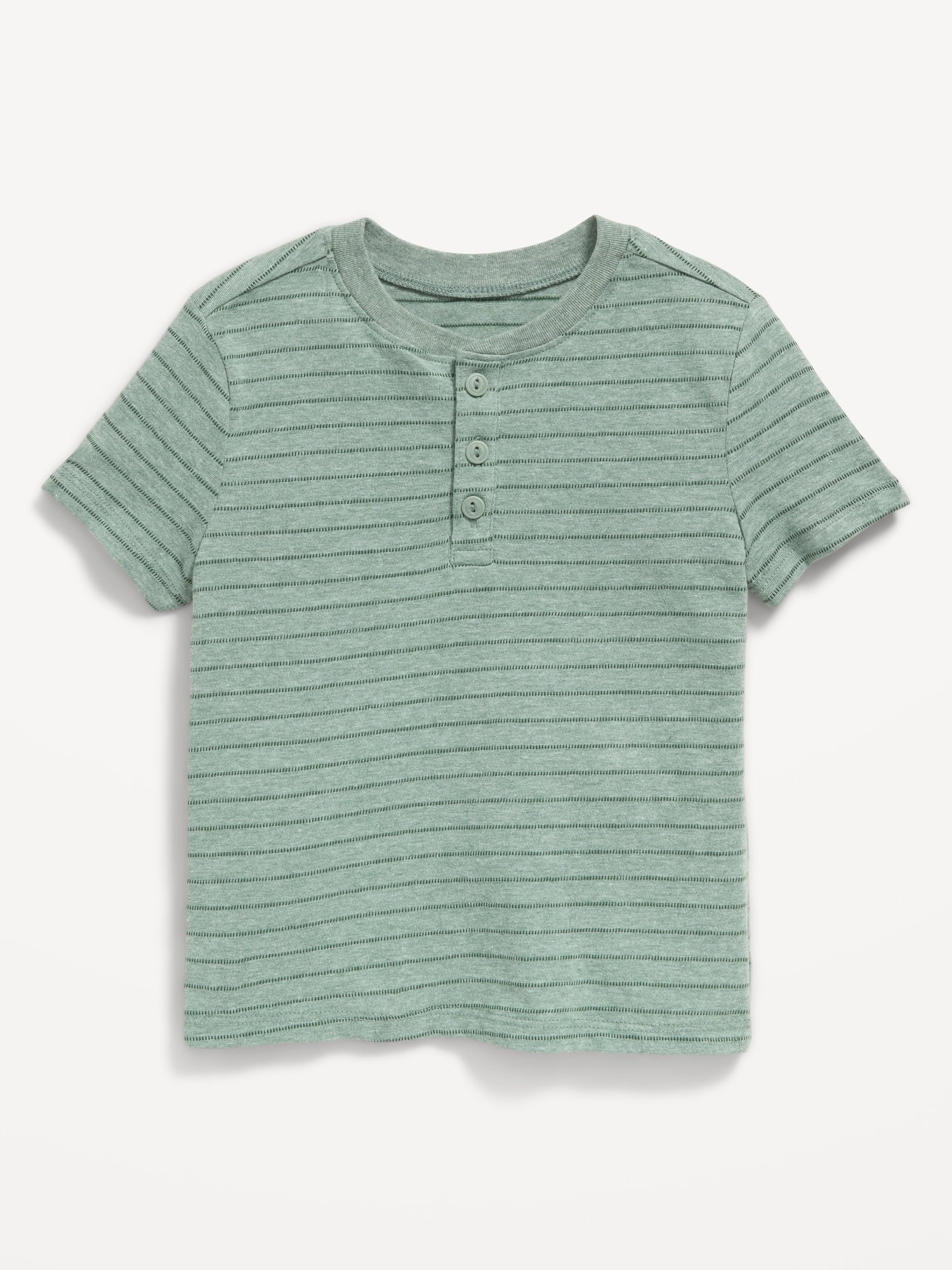 Short-Sleeve Textured Henley T-Shirt for Toddler Boys