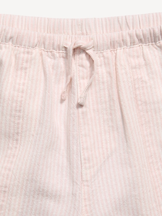 Image number 3 showing, Striped Linen-Blend Wide-Leg Pants for Girls