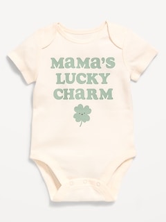 Short-Sleeve Graphic Bodysuit for Baby