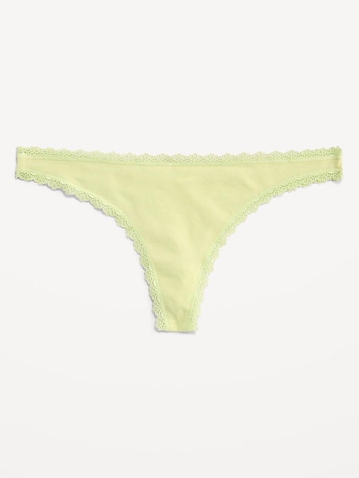 Image number 3 showing, Mid-Rise Everday Cotton Thong