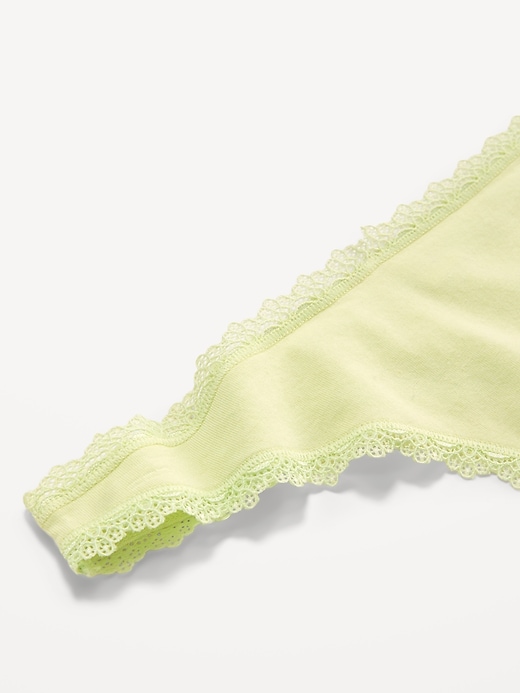 Image number 2 showing, Mid-Rise Everday Cotton Thong