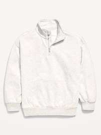 Image number 1 showing, Favorite Fleece Oversized Quarter-Zip for Boys