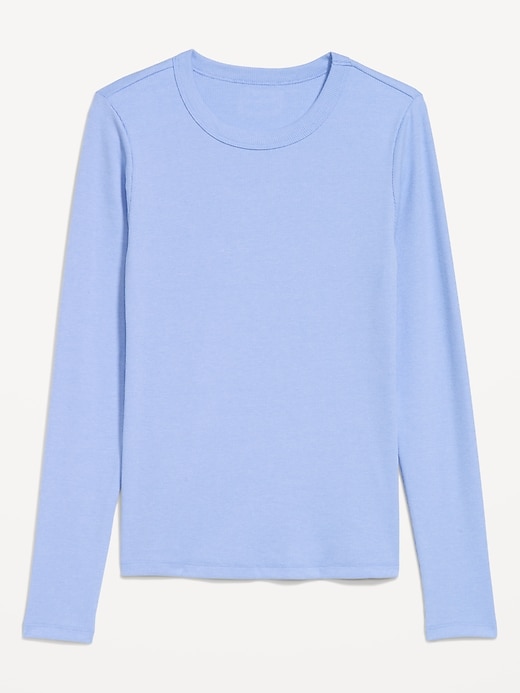 Image number 2 showing, Snug Long-Sleeve Crew-Neck T-Shirt