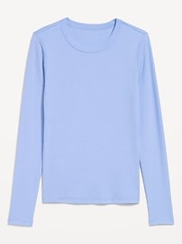 Image number 1 showing, Snug Long-Sleeve Crew-Neck T-Shirt