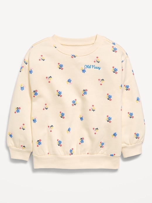 Image number 1 showing, Long-Sleeve Logo-Graphic Sweatshirt for Toddler Girls