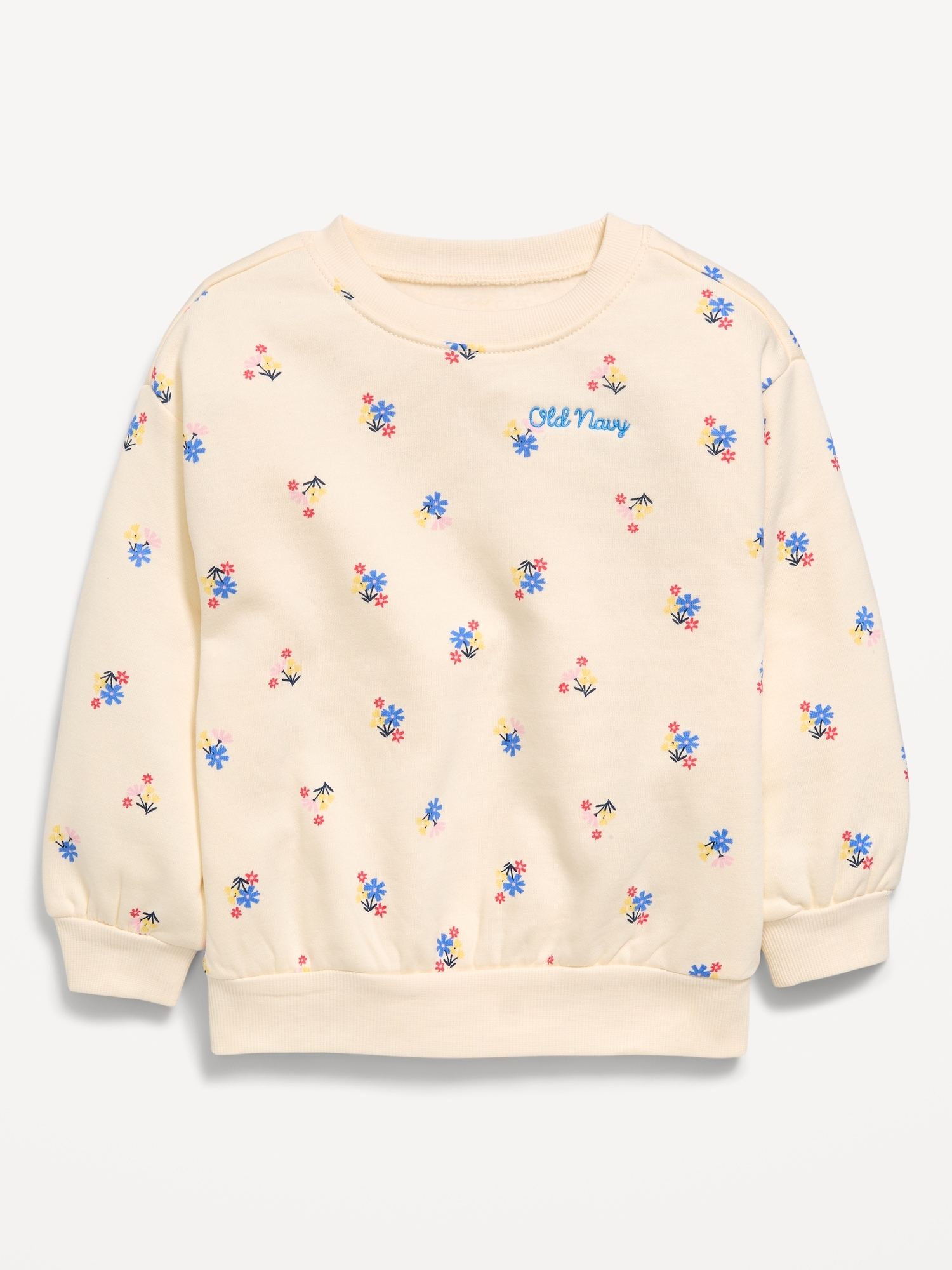 Long-Sleeve Logo-Graphic Sweatshirt for Toddler Girls