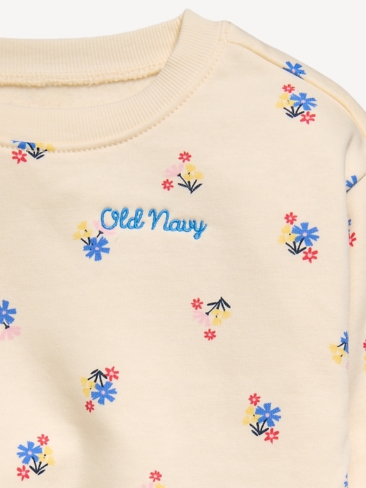 Image number 2 showing, Long-Sleeve Logo-Graphic Sweatshirt for Toddler Girls