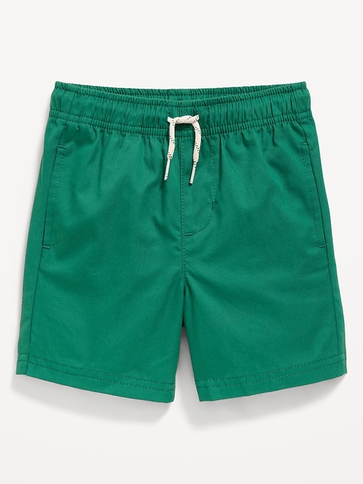Image number 1 showing, Loose Twill Dock Shorts for Toddler Boys