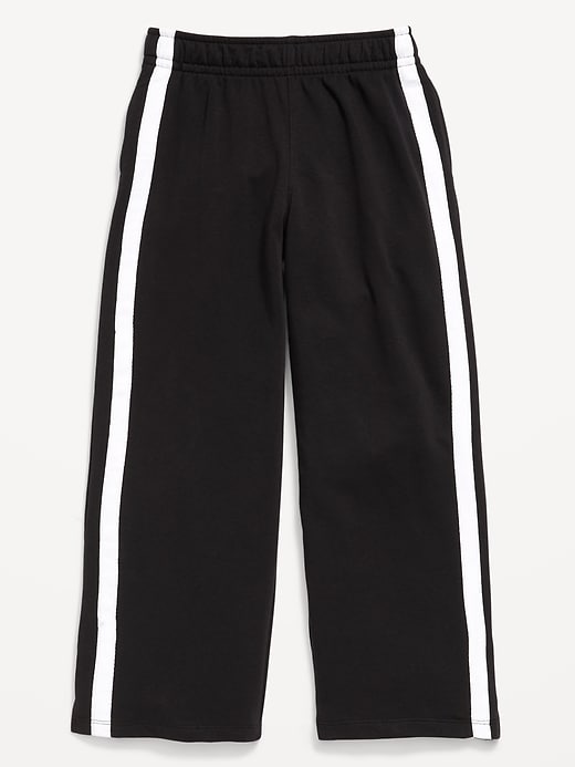 Image number 1 showing, Baggy French-Terry Straight-Leg Retro Sweatpants for Girls