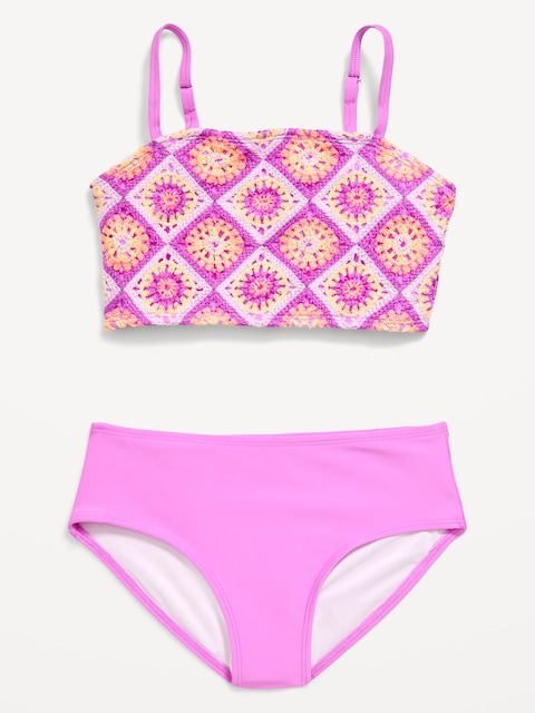 Crochet Bikini Swim Set for Girls