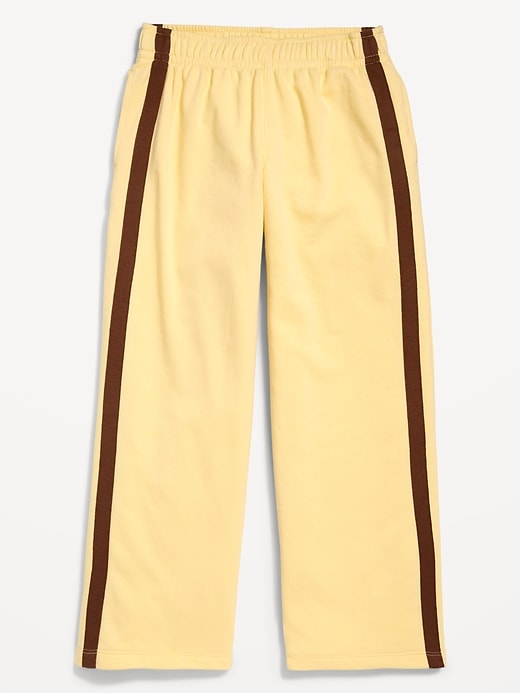 Image number 1 showing, Baggy French-Terry Straight-Leg Retro Sweatpants for Girls