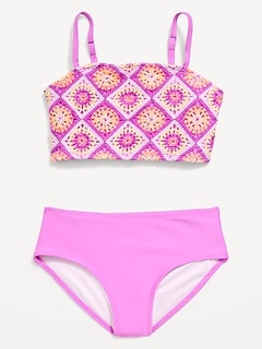 Crochet Bikini Swim Set for Girls