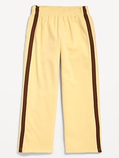 Baggy French-Terry Straight-Leg Retro Sweatpants for Girls