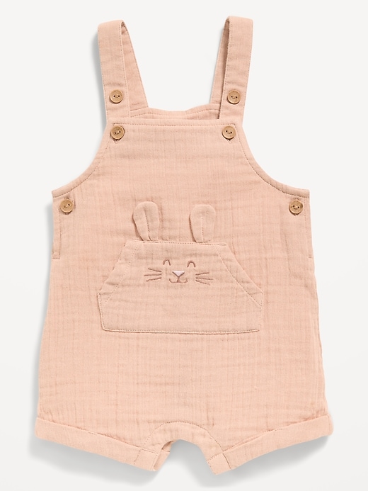 Image number 1 showing, Sleeveless Double-Weave One-Piece Romper for Baby