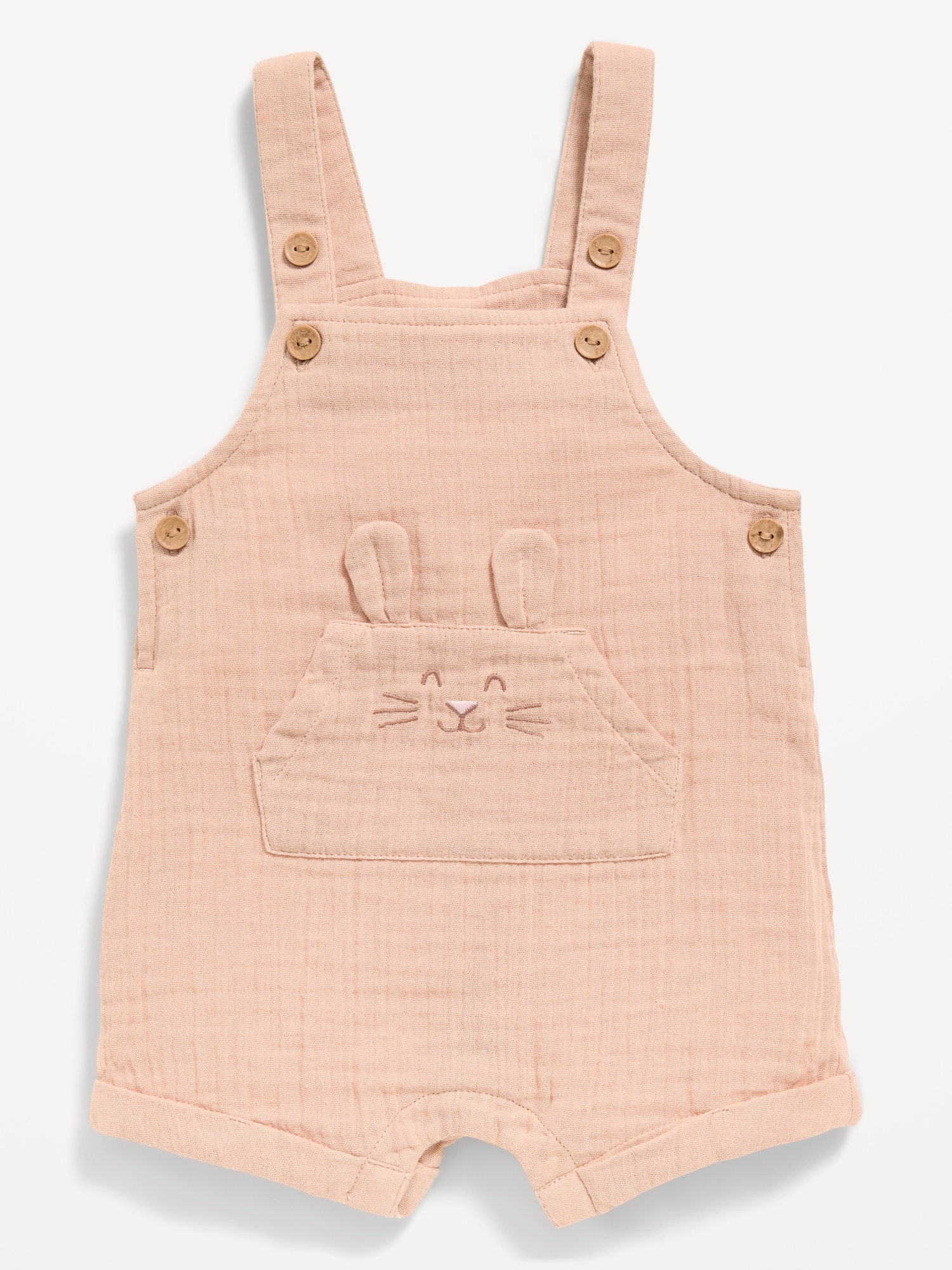 Sleeveless Double-Weave One-Piece Romper for Baby