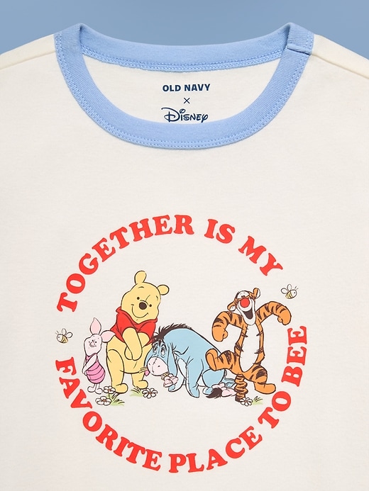 Image number 6 showing, Old Navy x Disney Winnie the Pooh Fitted Graphic Ringer T-Shirt for Girls
