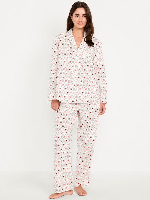 Poplin Pajama Pant Set