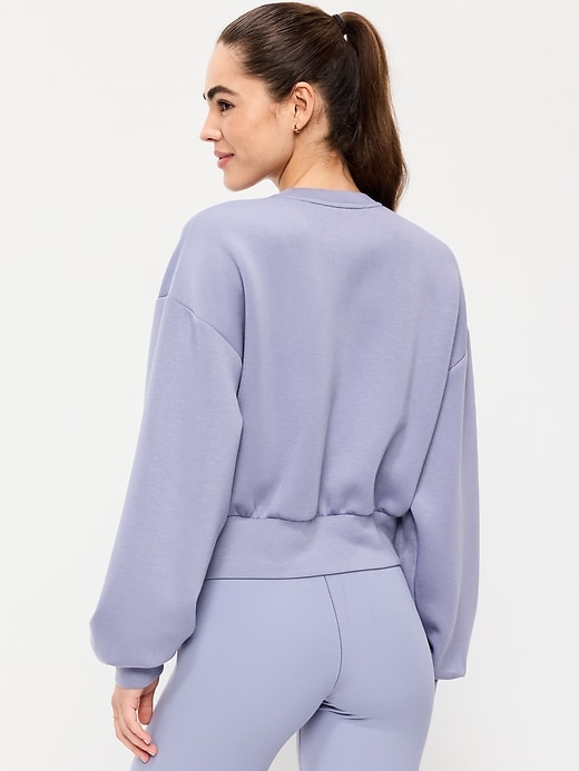 Image number 2 showing, Bounce Fleece Twist-Front Top