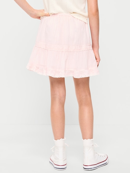 Image number 2 showing, Crinkle Gauze Skort for Girls