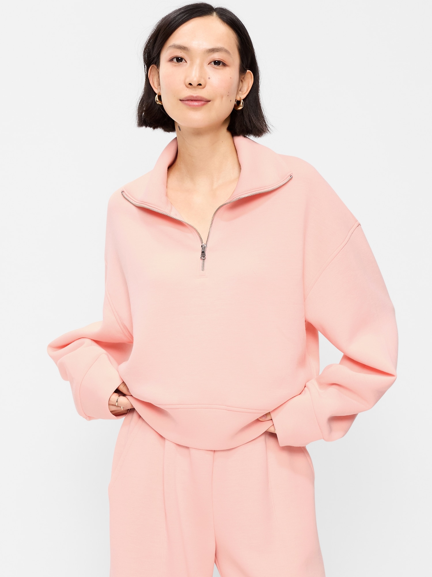 Bounce Fleece Half-Zip Pullover Sweatshirt | Old Navy