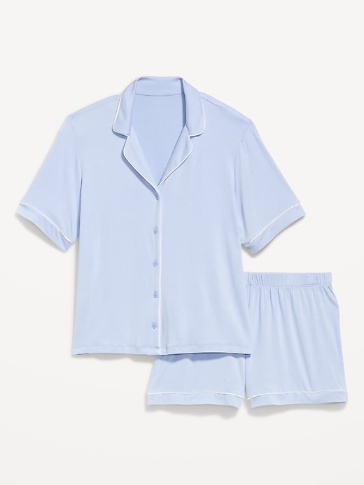 Image number 4 showing, Sunday Sleep Knit Jersey Short Set