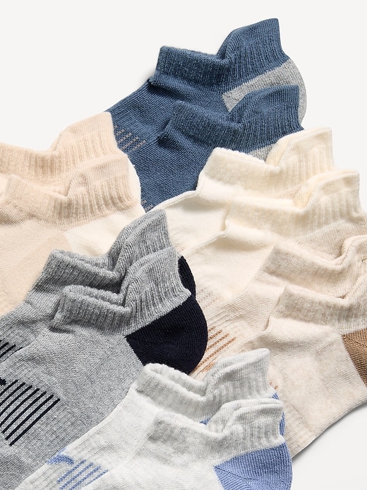 Image number 2 showing, 6-Pack Athletic Ankle Socks for Men