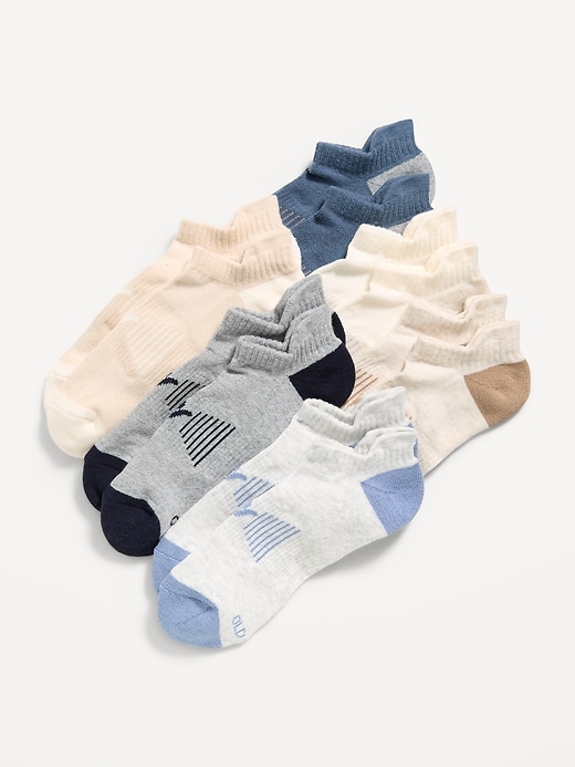 Image number 1 showing, 6-Pack Athletic Ankle Socks for Men