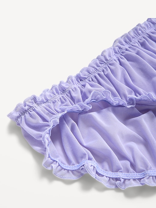 Image number 2 showing, Ruffle-Edge Mesh Hipster Underwear