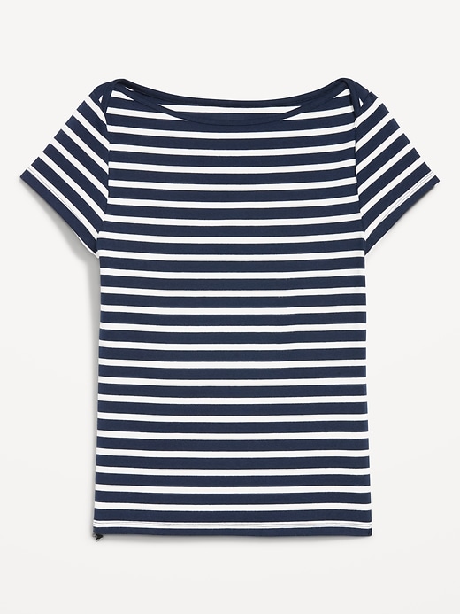Image number 4 showing, Snug Boat-Neck T-Shirt